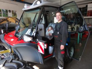 Aebi TT 211 mit AB Maschinentechnik Nachwuchs