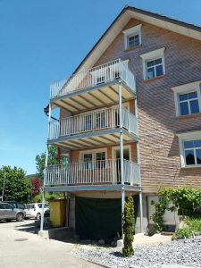 Balkon Terassen im Stahlbau